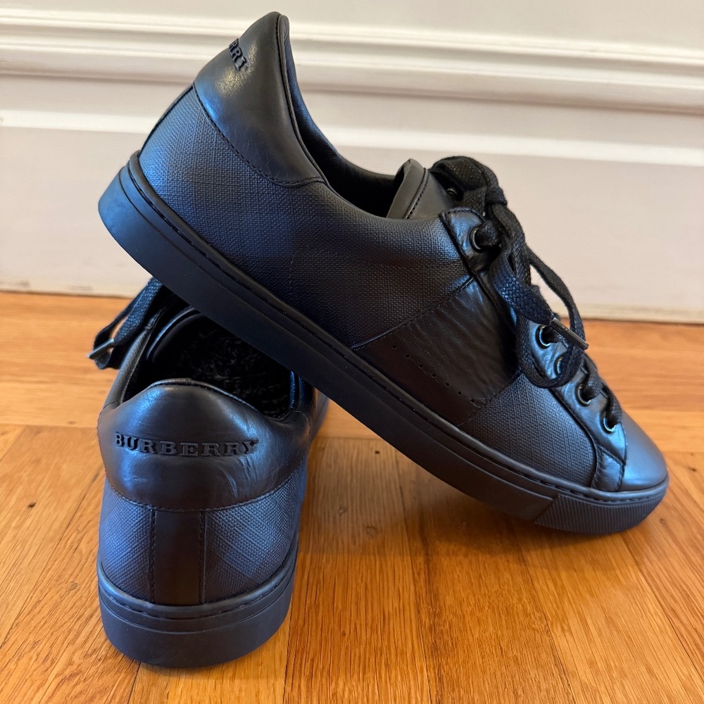 Burberry check sneakers